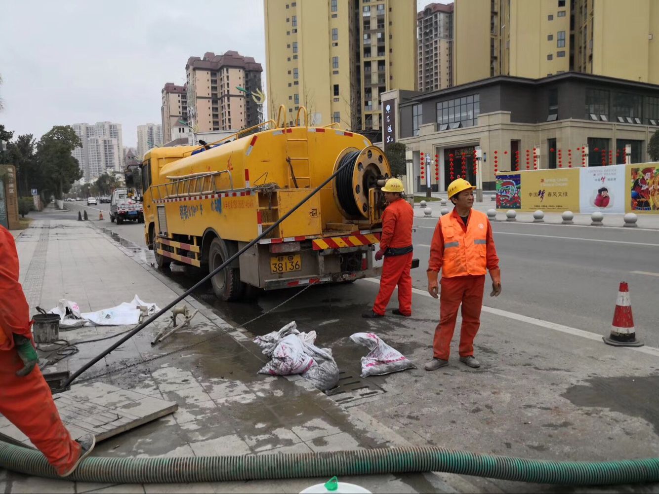 错那排污管道清淤-管道清洗