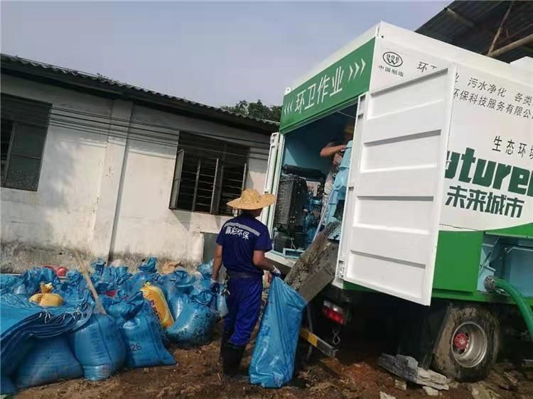 错那工业污泥压干处理
